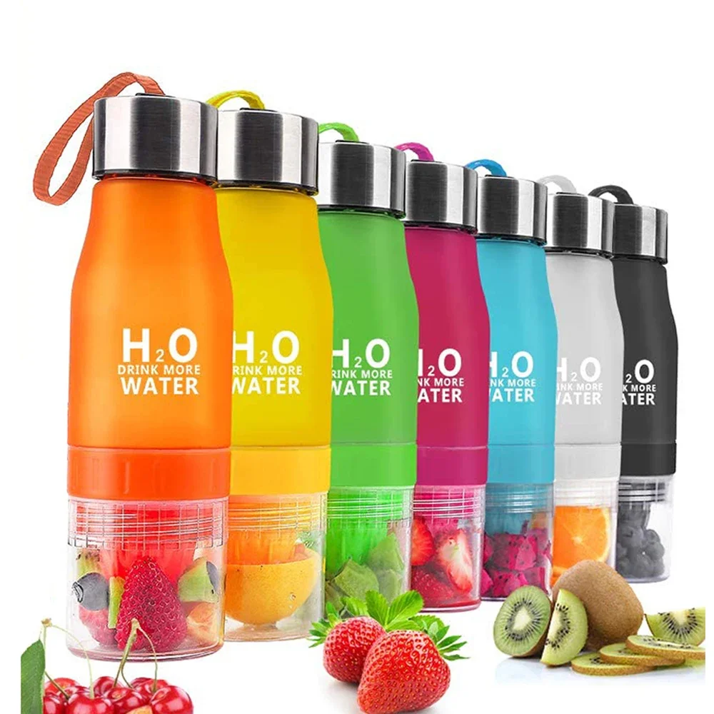 Water Bottle Sport Gourd Cup Fruit Infuser Juice H2O Lemon Leak Proof Travel Eco Friendly Bicycle Bottles Outdoor Mug Drinkware