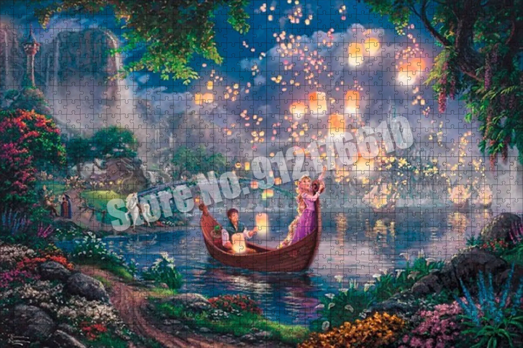 Disney Princess Puzzles for Adults 1000 Pieces Paper Jigsaw Puzzles Educational Intellectual Decompressing Diy Game Toys Gifts