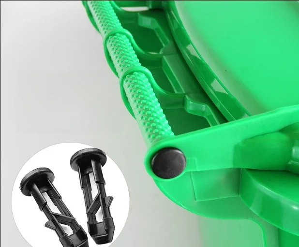 قطع غيار غطاء سلة المهملات البلاستيكية من بايرن، دبوس وقابس لسعة 240 لتر و20 لتر و00 لتر و80.50 لتر، ملحقات غطاء سلة القمام...