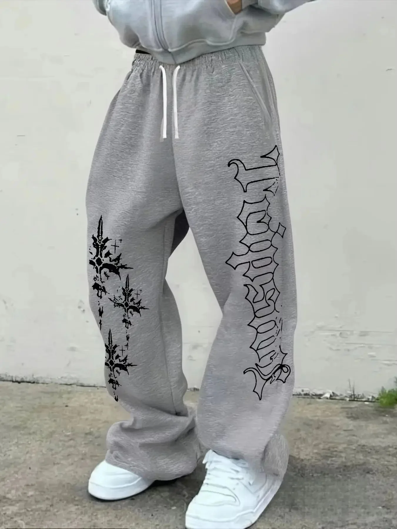 2026 Sommer Herren Damen Kinder Vielseitige Einfarbige Kordelzug Lose Lässige Sport-Hosen Harajuku Casual Streetwear Hosen – Detail 7