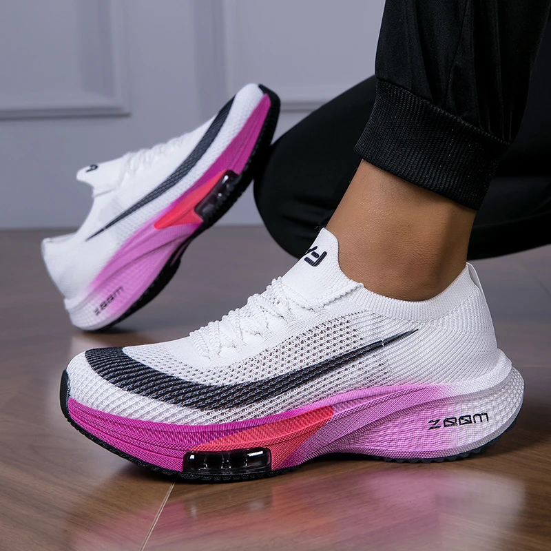 احذية الجري النساء خفيفة الوزن مريحة في الهواء الطلق أحذية رياضية الرجال تنفس المضادة للانزلاق مقاومة للاهتراء حذاء رجالي غير رسمي النساء #5