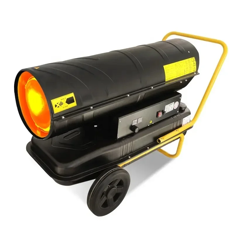 Hot Selling High Power Olie Brandstof Verwarming Apparatuur 50KW Kas Kerosine Kachel Fan Voor Gevogelte Boerderij Fokken