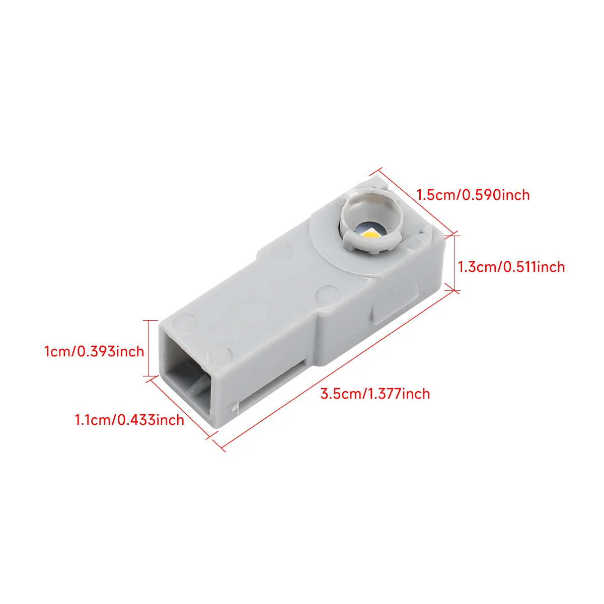 2PCS Interior Footwell LED Light for Toyota Camry Corolla RAV4 Crown Lexus accessories glovebox Decorative Illuminator Connector