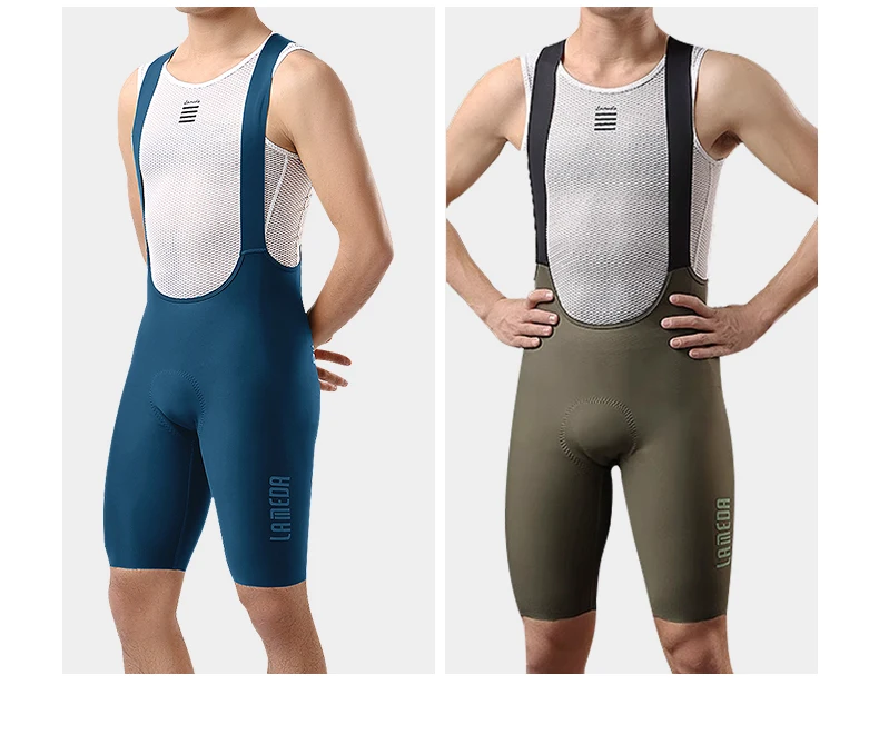 Lameda Sommer Radsport Träger hose Männer Outdoor Wear Bike Ride gepolsterte Reit strumpfhose Fahrrad Herren Fahrrad bekleidung schnell trocknend – Detail 4