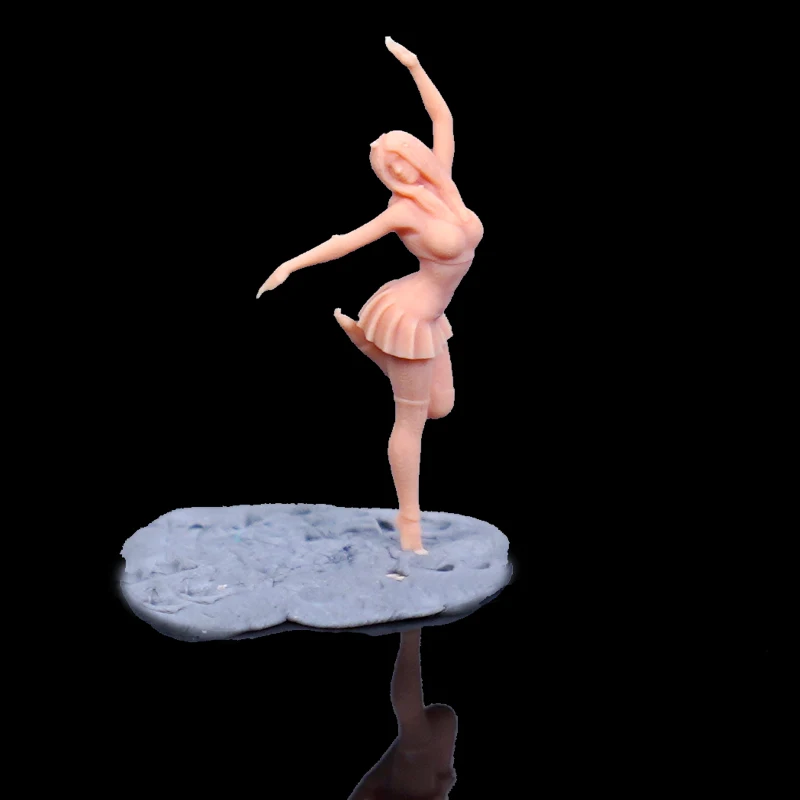 1/64 Figure Beautiful Girl Dance Latin Resin Miniature GK 1:43 Model Need To Be Colored By Yourself Number 161