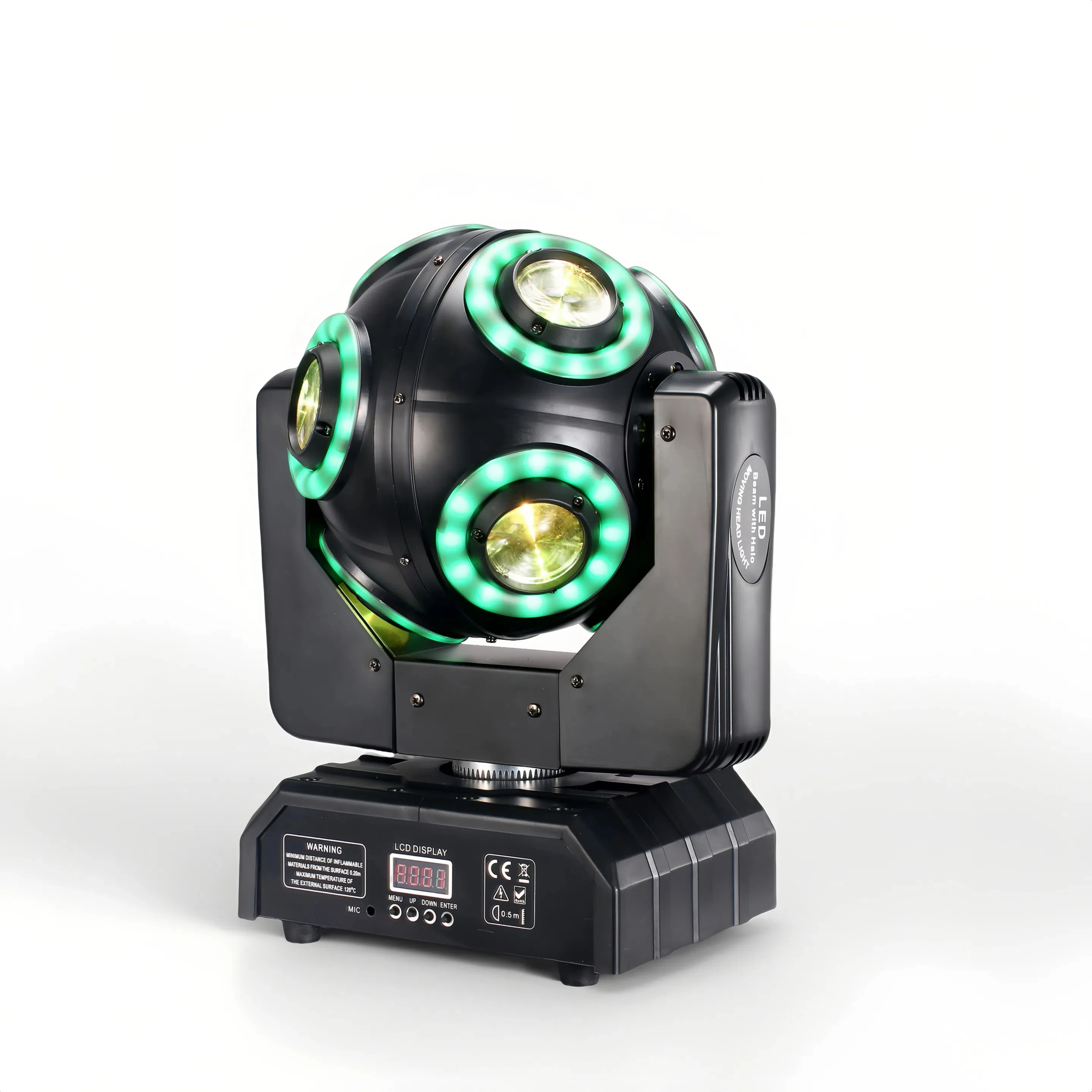 

8x15 Вт RGBW Световой луч 4 в 1 Светодиод 150 Вт с подвижной головкой DJ Stage Tilt Scan 360 ° Поворот DMX 512 Disco Bar Dj