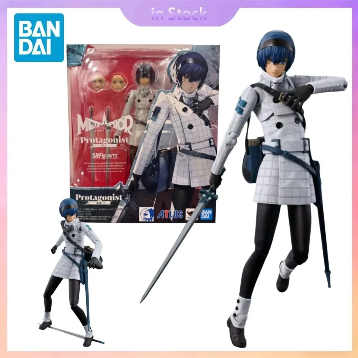 

In Stock Original Bandai Genuine S.H.Figuarts Protagonist Metaphor: ReFantazio Anime Collection Action Figure Model Kits Gifts