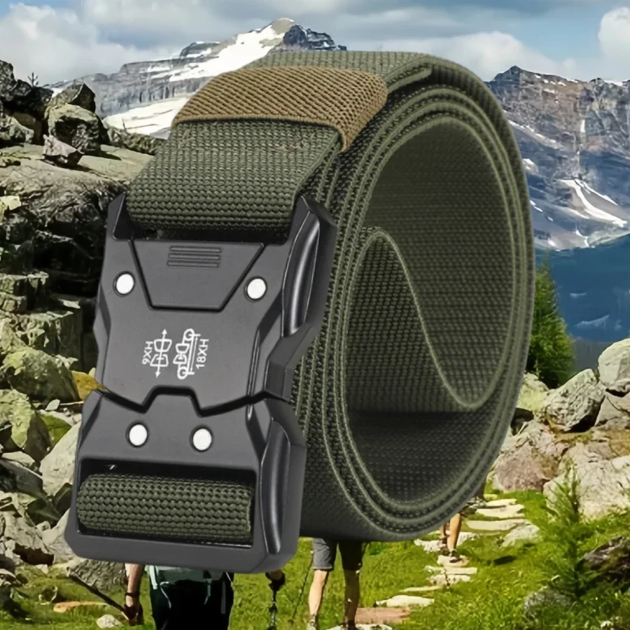 2025 New Classic Design Fashion Matching Essentials Tactical Quick Release Snap Snap Elastic Leisure Outdoor Training Belt