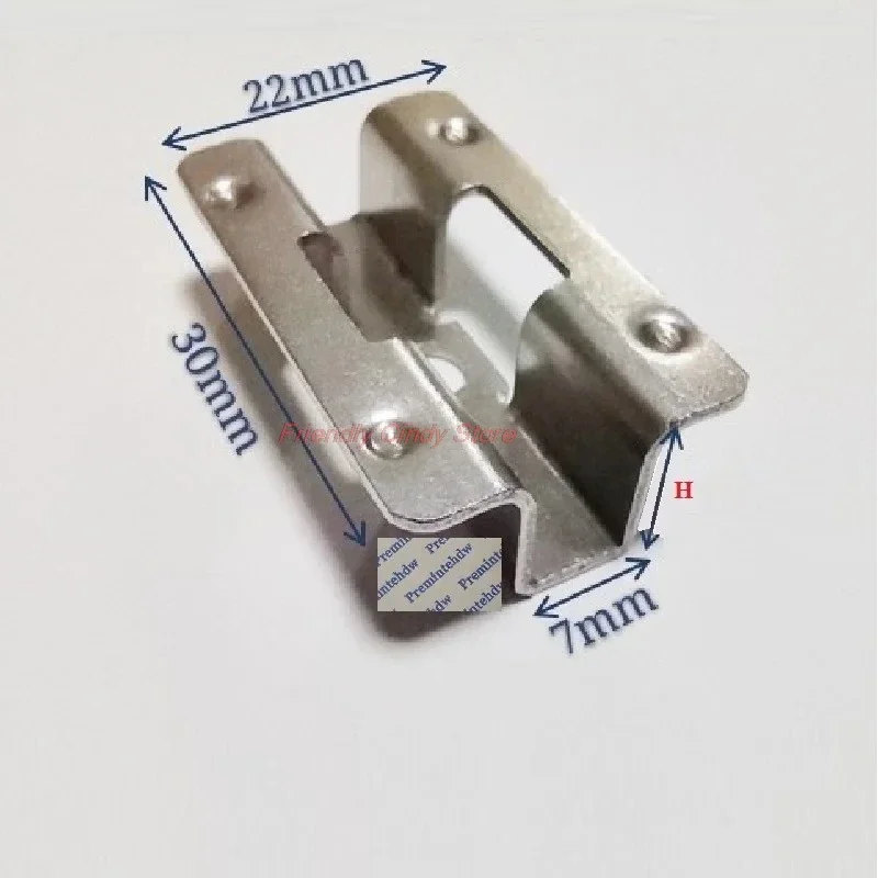 200Pcs Stainless Steel Invisible Exterior Composite Deck U Shaped Clip Bracket Fastener Flooring WPC Panel