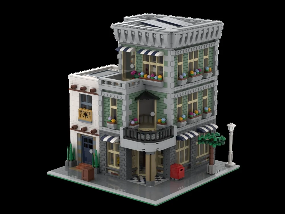2823PCS MOC Modular City Toy Store Building Blocks Urban Street View Architecture Model DIY Assembly Gifts for Adults Collection