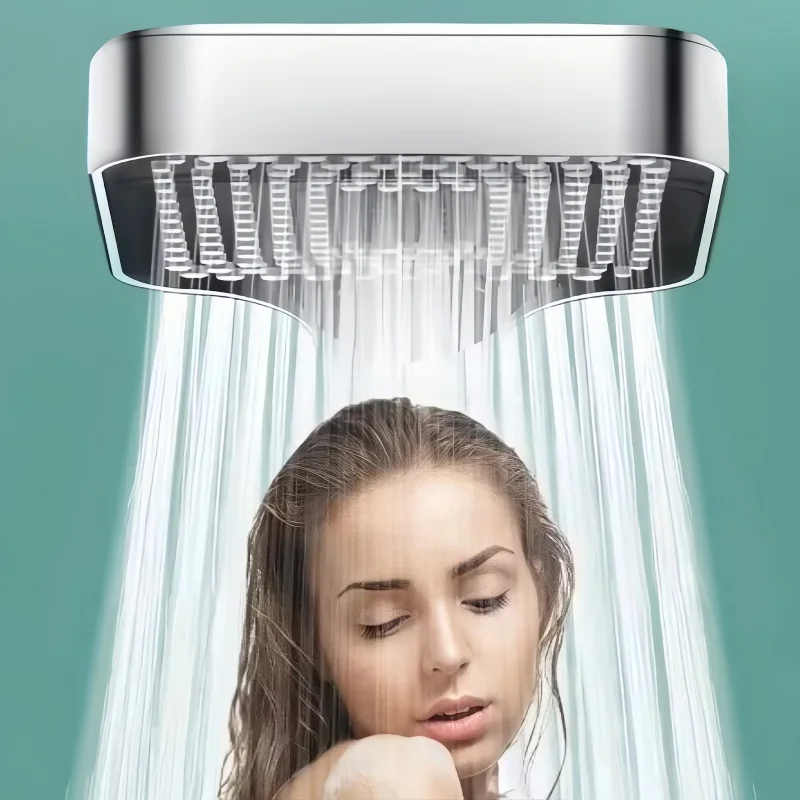 

Adjustable Shower Head 3 Mode Rainfall Shower Large Flow Showerhead High Pressure Water Saving Shower Mixer Bathroom Accessories