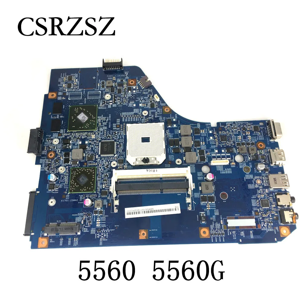 

For ACER aspire 5560 5560G Laptop Motherboard 48.4M702.01M MBRNX01001 JE50 SB MB 10338-1M with Graphic card Mainboard