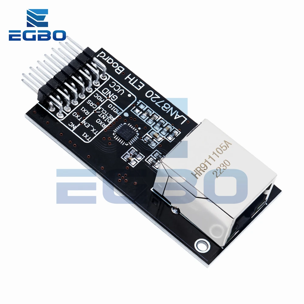 EGBO Smart Electronics, Ethernet Transceiver, RMII Interface, Development Board for Arduino DIY, LAN8720 Module, Network Module