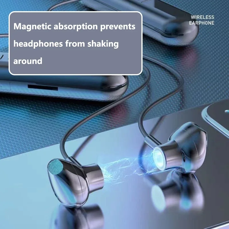 Neck-mounted Bluetooth Headphones Universal Wireless Neck-worn Half-ear Type Bluetooth Headphones for Running Sports 2026 NEW view 2