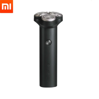 Xiaomi Mijia S300 Electric Shaver Double Cutter Black 3D Floating Veneer Head IPX7 Waterproof Type-C Charger