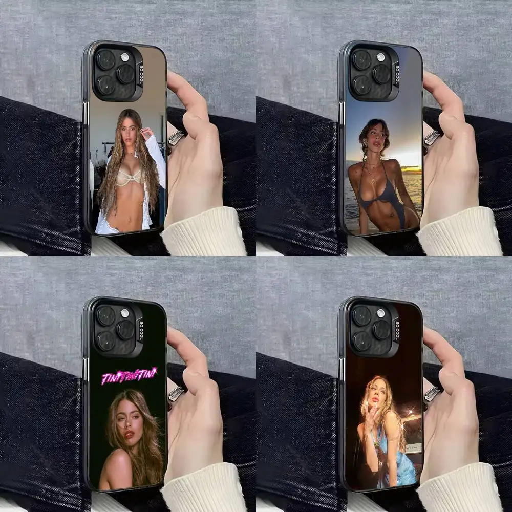 

Martina Stoessel T-TINI Phone Case For iPhone 17,16,15,14,13,12,11,Pro,Max,Plus,E,Air,Mini Black IMD Cover