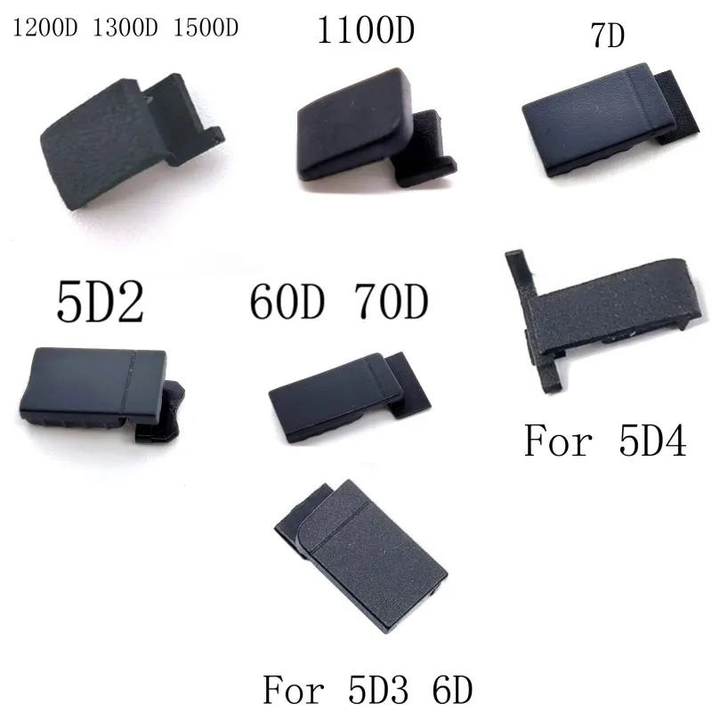 1PCS New Battery Door Rubber Cover For Canon 60D 70D 1100D 5D2 5D4 5D3 6D 7D 1200D 1300D 1500D Digital Camera Repair Part