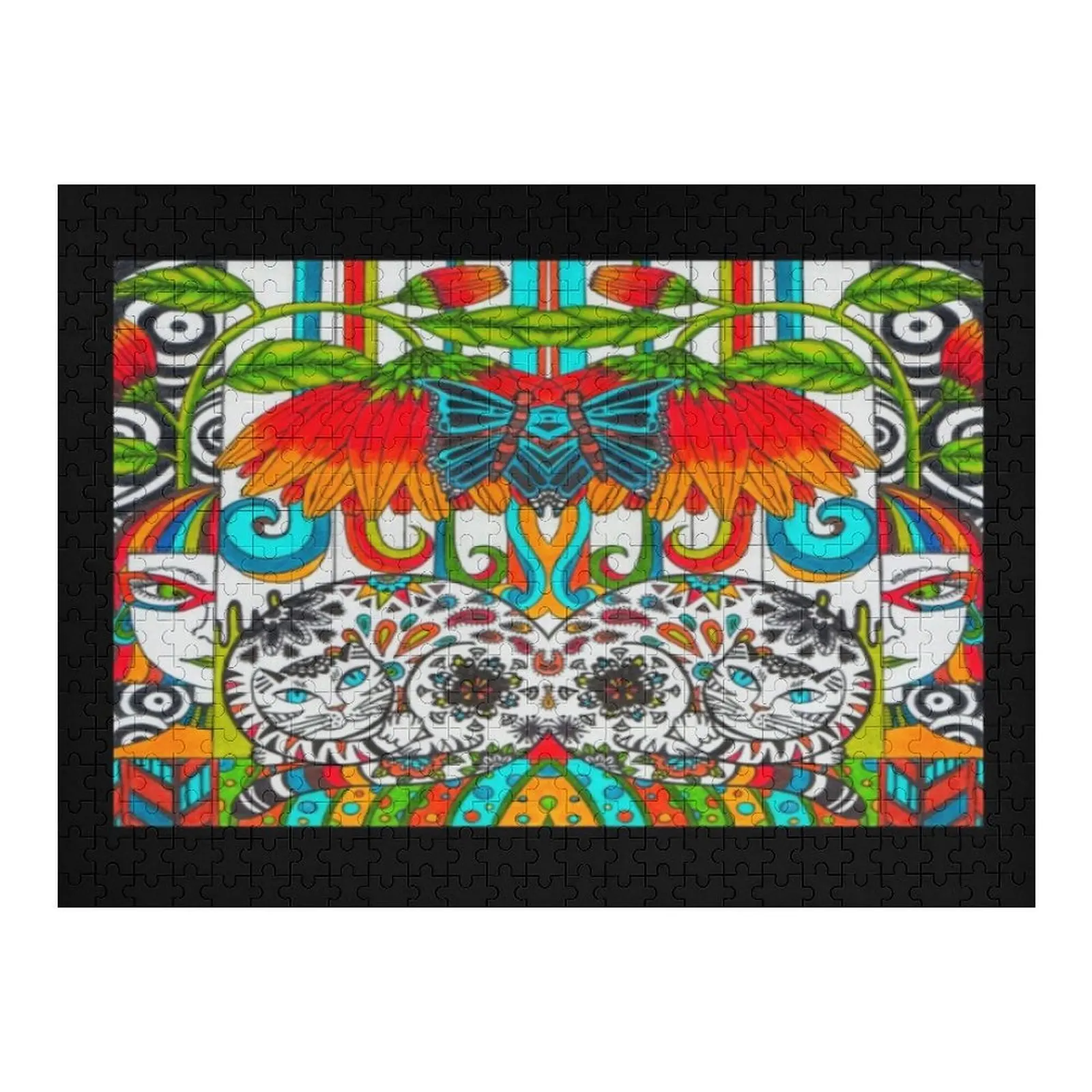 

Cat Collage One Jigsaw Puzzle Personalized Kids Gifts Customizable Gift Puzzle