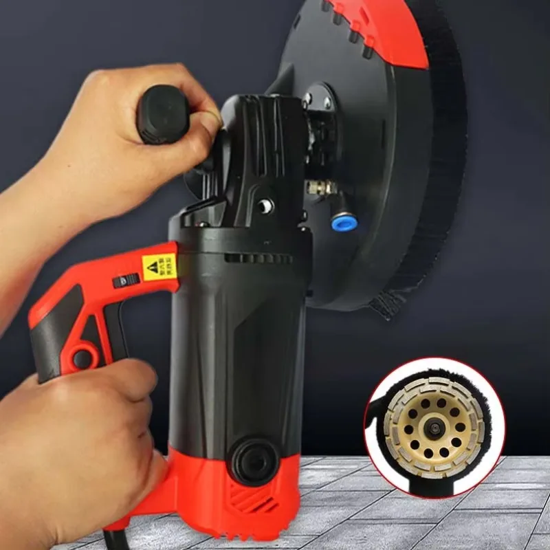 2024 New Design Electric Dustless Concrete Grinding Machine Wall Sander for Construction