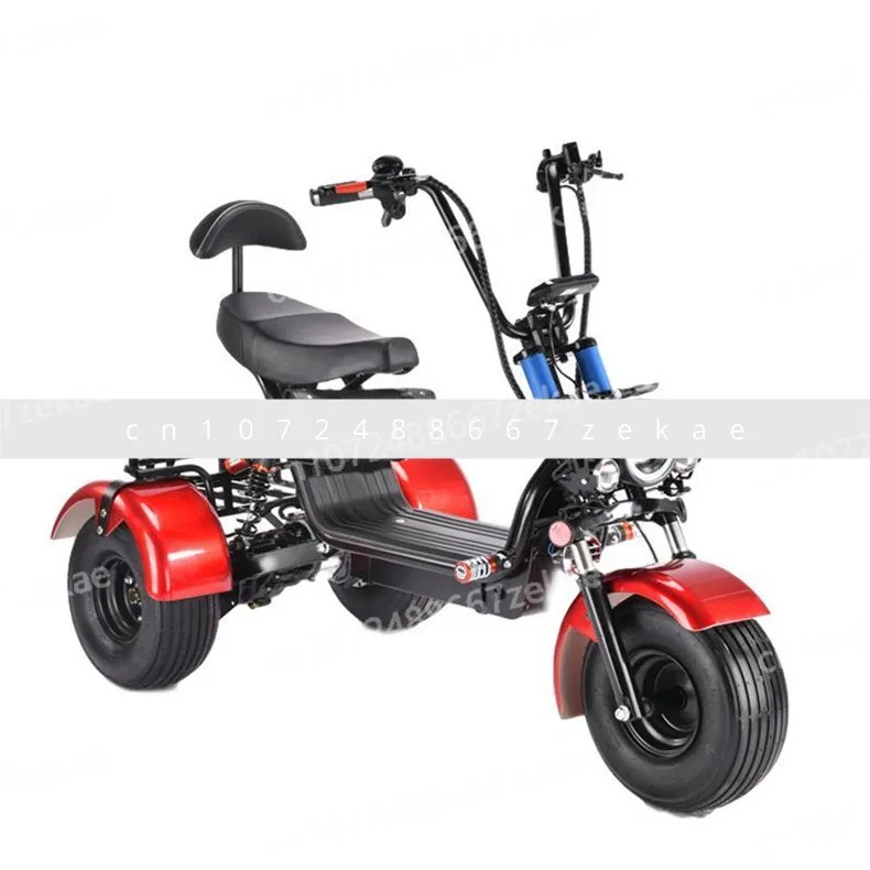 Mini three-wheeled electric vehicle three-wheeled motorcycle scooter