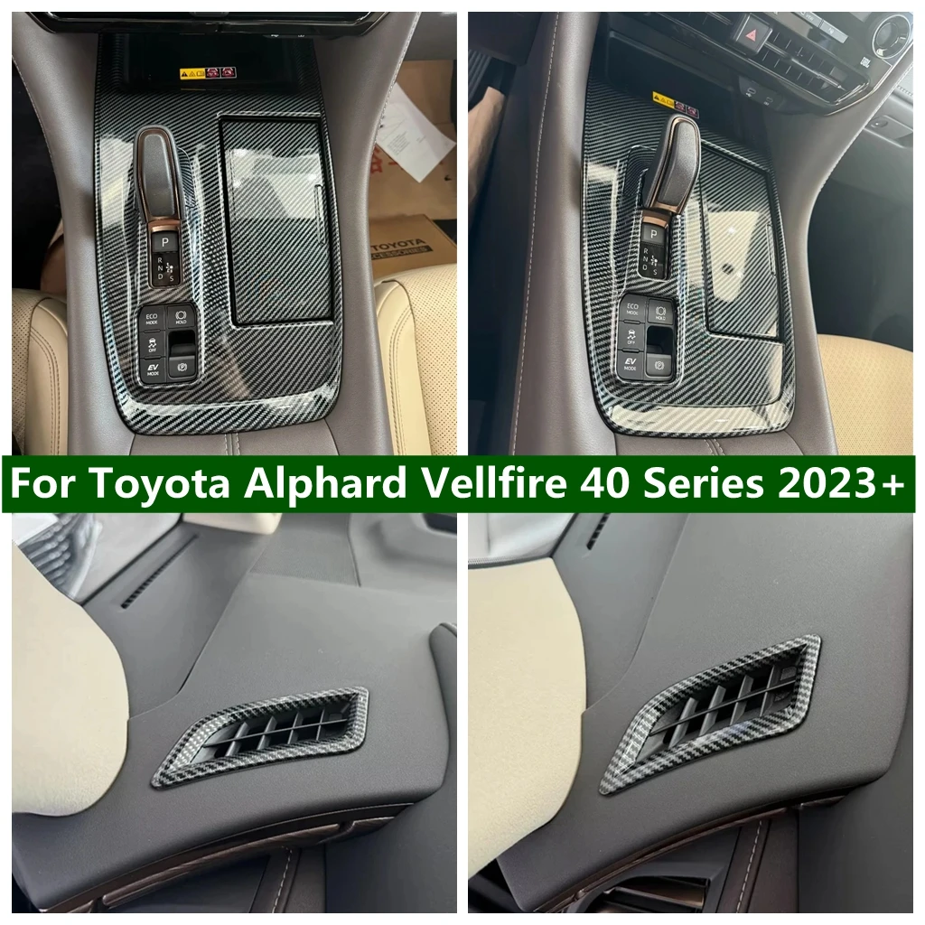 

Center Console Gear Shift Panel Handbrake Air Conditioner Vent Outlet Cover Trim For Toyota Alphard Vellfire 40 Series 2023 2024