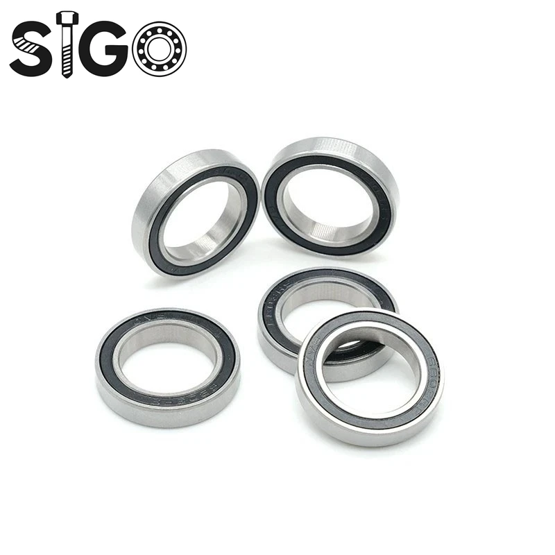 1PCS 50x65x7 MM 6810RS 61810-2RS Metal Shielded Rubber Seal Radial Ball Bearing