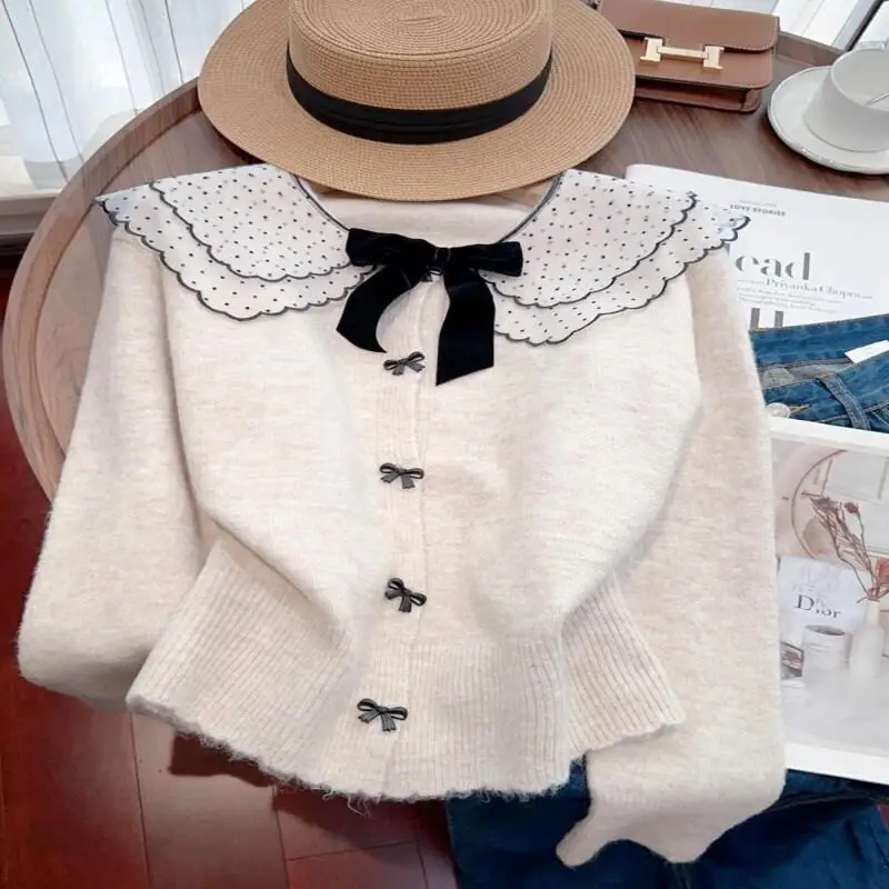 Frisches, süßes, süßes Langarm-Pullover-Oberteil, elegante Damenanzüge, Ganzfrauen-Trainingsanzug, Neuheit in Koordinierter Kleidungstrend 2025,