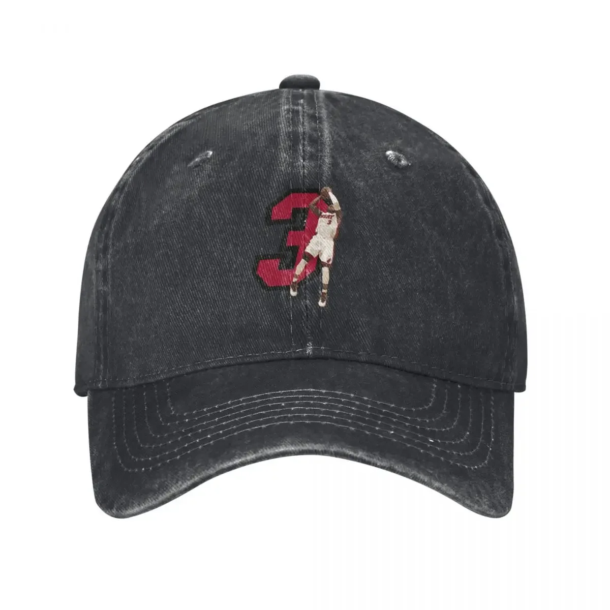 

Dwyane Wade Sticker Baseball Cap fashionable Military Tactical Cap Female Men's