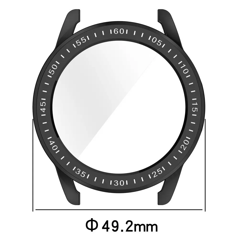 Nieuwe volledige dekking TPU-hoes Bumper Horlogeband Screenprotector Slimme accessoires Beschermende schaal voor Xiaomi Watch S3