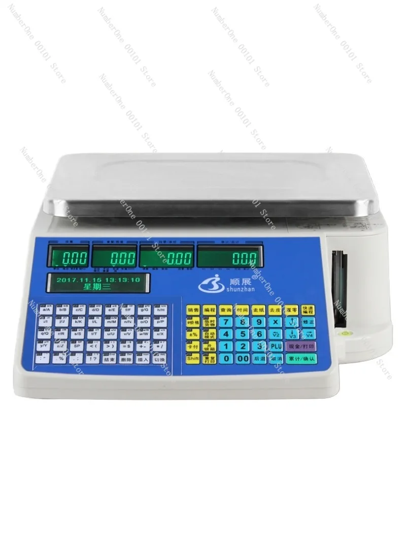 Supermarket Special Electronic Scale Coding  Bar Code Tm30a Printing Scale Fruit Shop Fruit Cutting Label