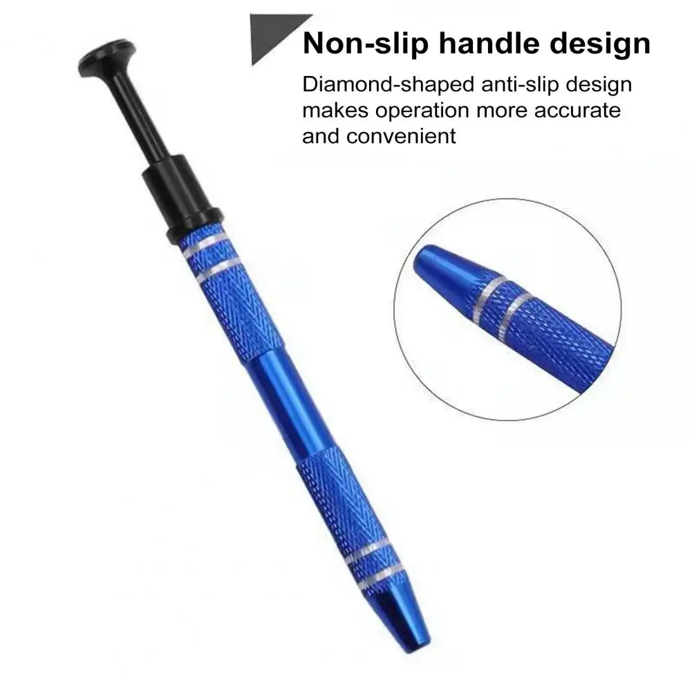 Jewelry Ball Grabber Tool 4-Claw Chip Pickup Tweezers Stainless Steel Retractable Grabber for Pearl Small Parts Jewelry Repair