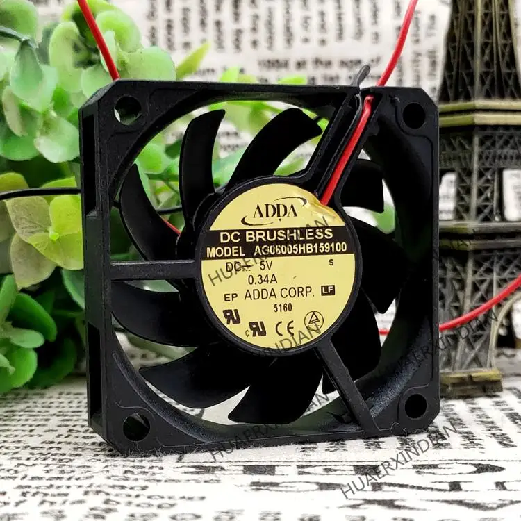 جديد AG06005HB159100 6015 DC5V 0.34A 2 6 سنتيمتر التبريد مروحة الجمعية عدة
