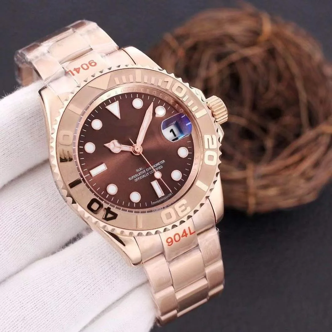 Automatic Watch Men  Luxury Watch Yacht Daytona Ceramic Circle Luminous Calendar Stainless Steel  Machinery Male Business