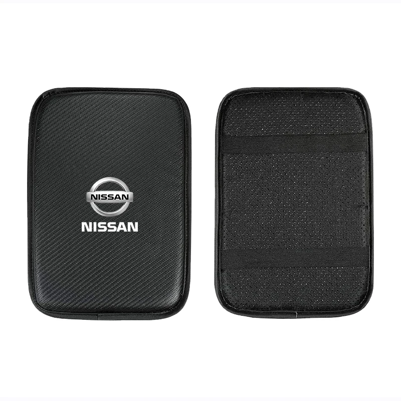 Almohadilla para reposabrazos Central de coche, consola Central automática, reposabrazos, caja de asiento, alfombrilla para Nissan x-trail Qashqai Note Juke Sentra Patrol Navara Leaf