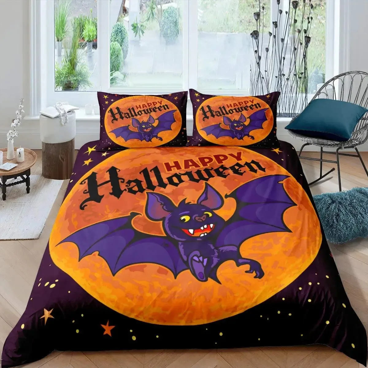 halloween-flying-vampire-bedding-set-bats-duvet-cover-witchcraft-magic-comforter-cover-single-double-king-polyester-quilt-cover