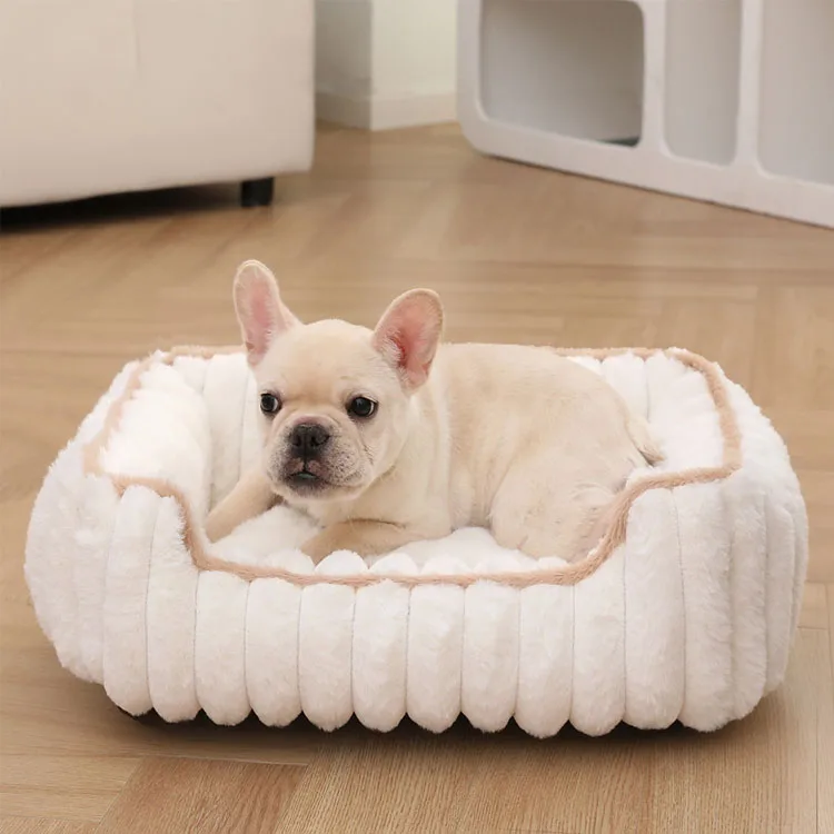 

Faux Rabbit Fur Cat Dog Warm Beds Plush Soft And Comfortable Pet Bed Deep Sleep Cat Nest All Seasons Dog Nest