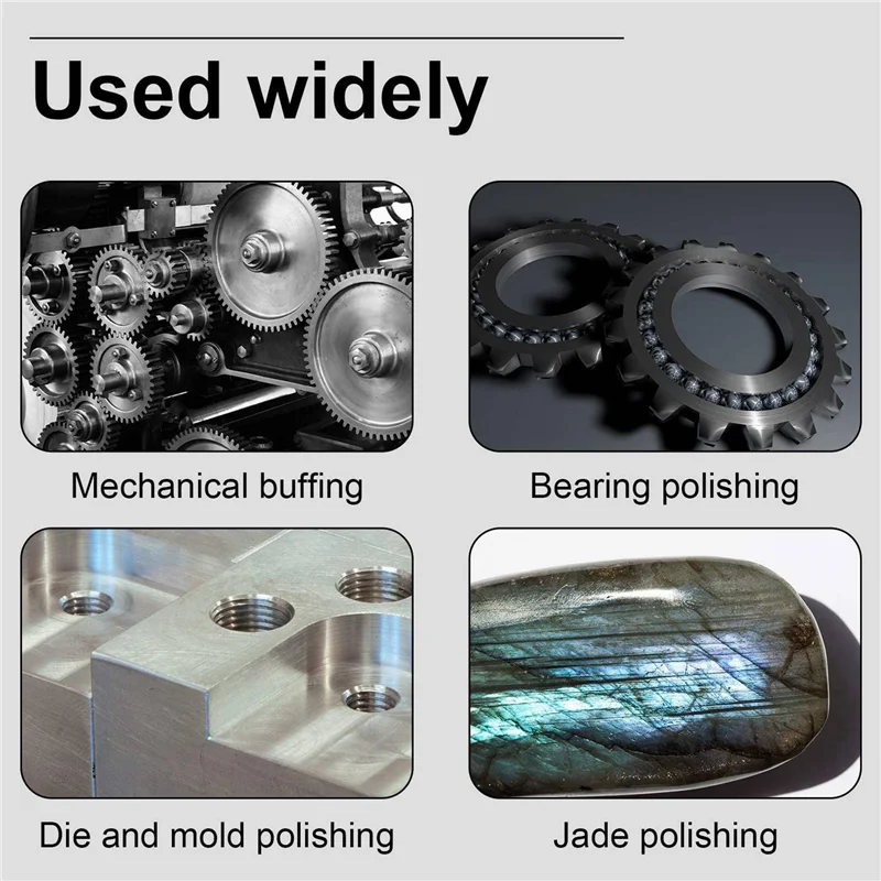 

B28C-60 Pieces Chainsaw Sharpener Stone Burr Grinding Stone File, Polishing Grinding Tool Grinding Bits, 5/32 Inch/ 4 Mm