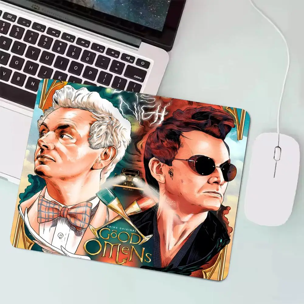 Good Omens Mouse Pad PC Computer Mouse Mat Laptop Mice Mousepad Writing Desk Mats Office Wholesale Accessories 21x26 25x30 CM