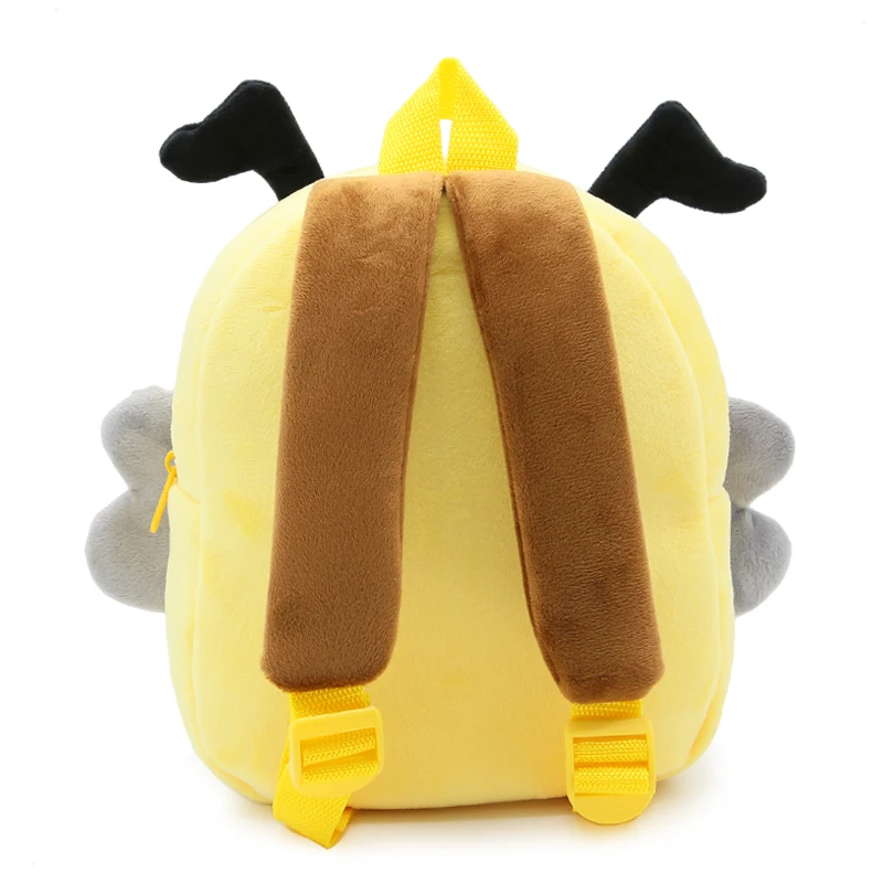 Boys Girls Backpack Cute Insect Bee Children Plush Backpack Kindergarten School Bag