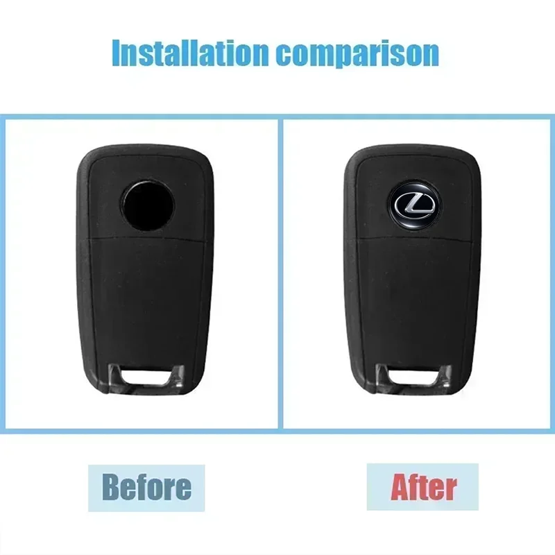 سيارة مفتاح بعيد شعار ملصق مفاتيح الألومنيوم الديكور ملصق مائي لكزس F SPORT ES RX NX LS UX LM LX GX LC RZ IS CT GS RC HS SC
