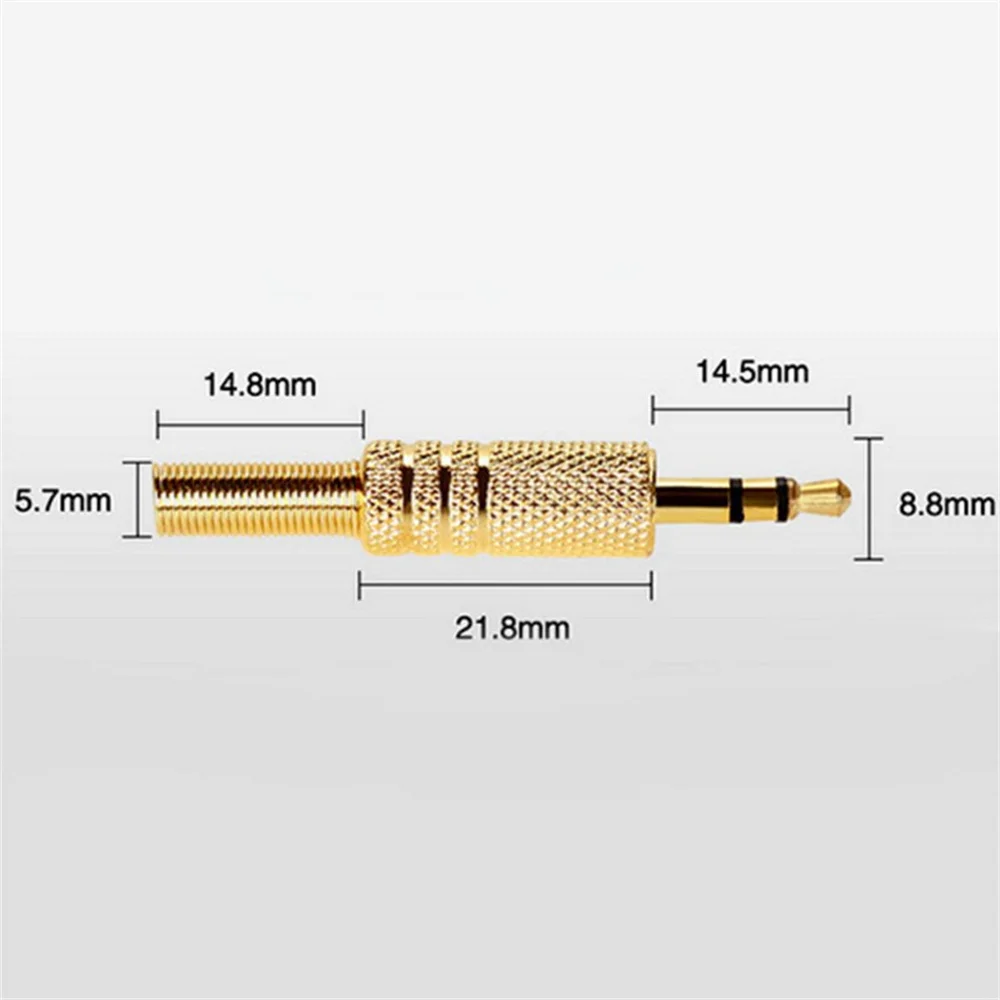 TRS Male Plug 3 Pole 1/8\