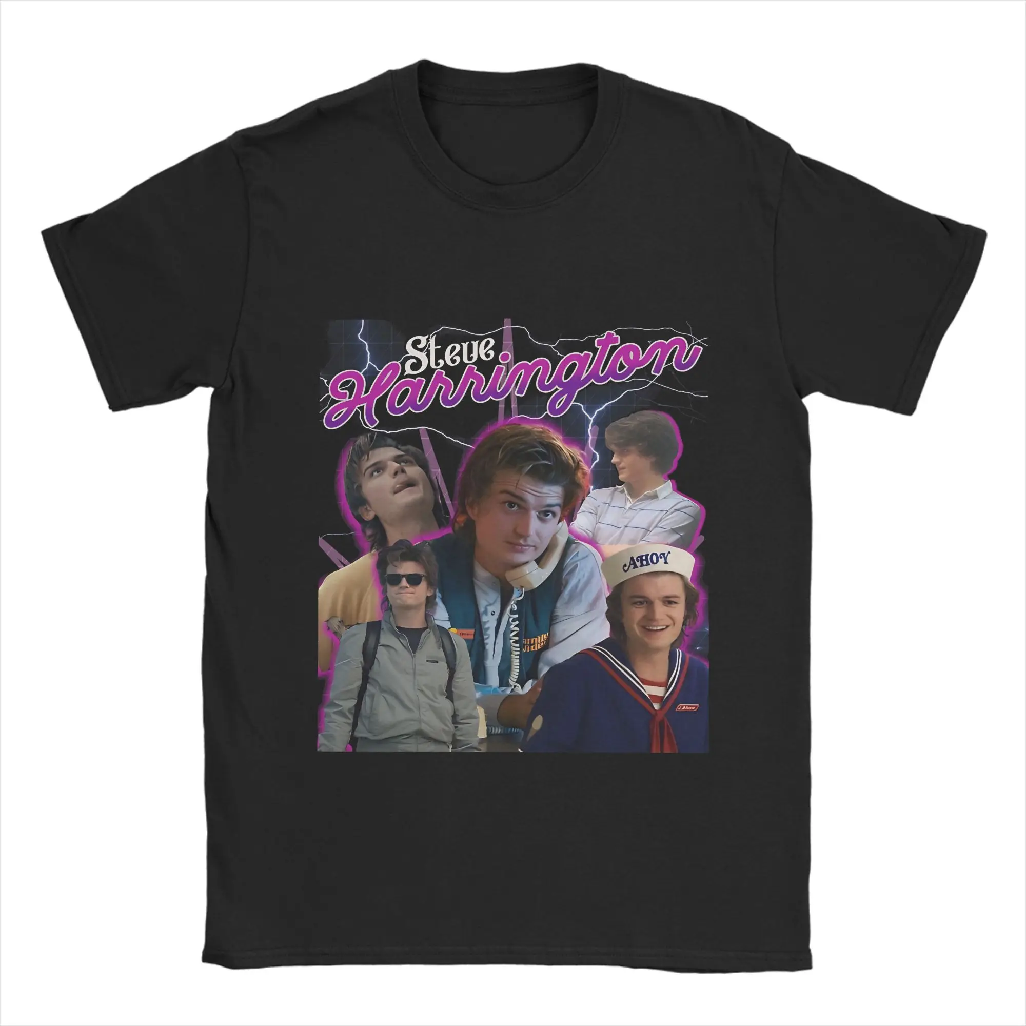 Men Women Printed Steve Harrington Will Byers T Shirt Tee Short Sleeve Cotton T-shirts Fans Gift Clothing