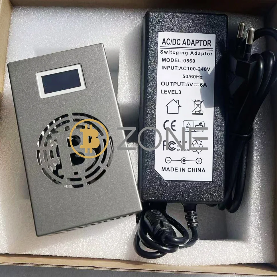 Free Shipping Lucky Miner LV06 500GH/S With BM1366 Asic Chip Silent Bitcoin Solo Mini Miner Support Sha256 BTC BCH BSV DGB Coins