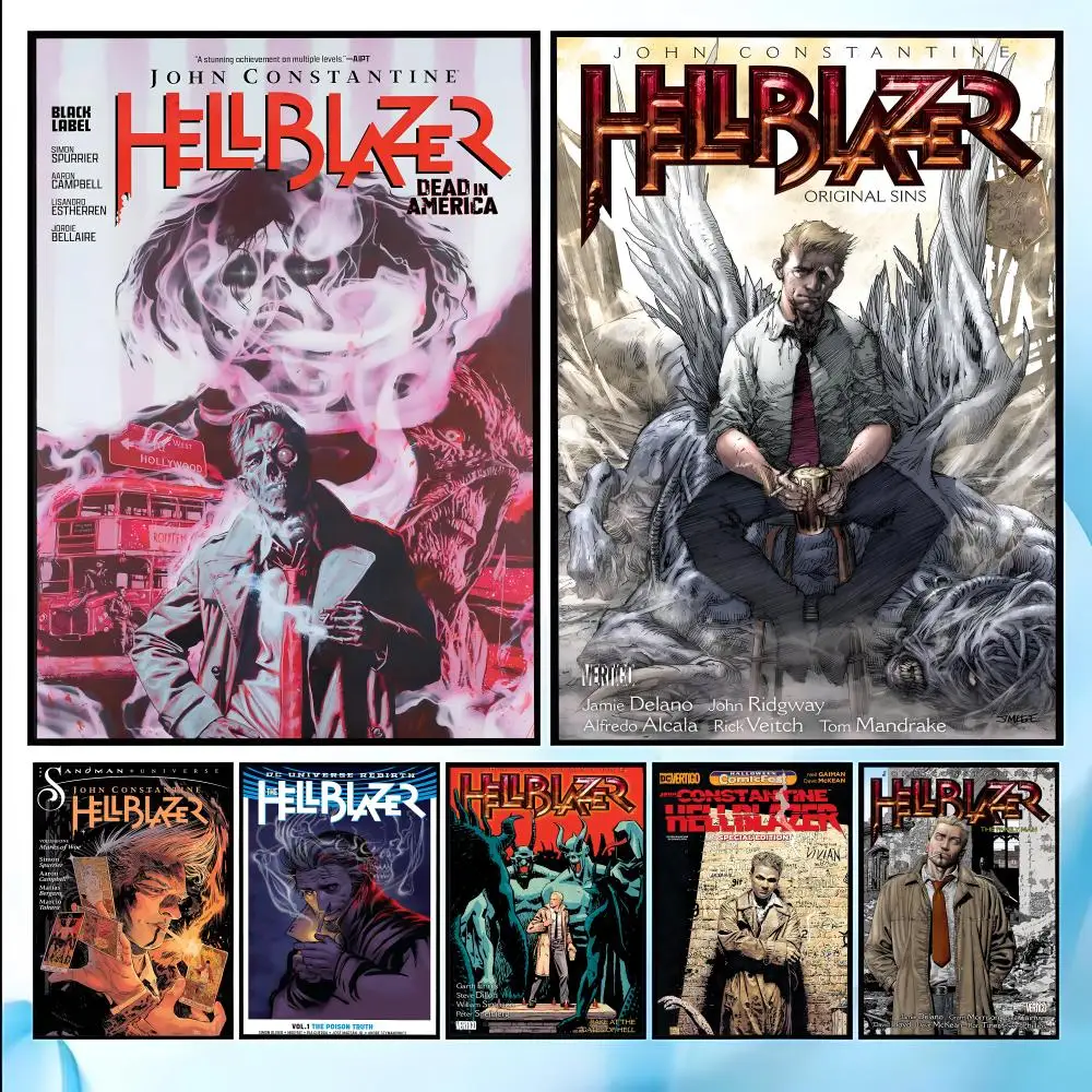 John Constantine Hellblazer Poster HD Art Sticky Wall Waterproof Home Living Room Bedroom Bar Aesthetic Decoration