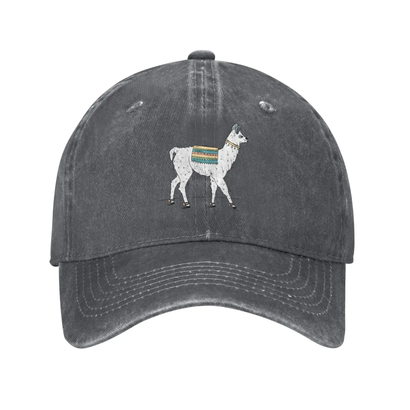 

Cute Alpaca Baseball Cap for Men Women Vintage Trucker Hat Four Season Outdoor Sports Baseball Cap Classic Washed Cotton Dad Cap