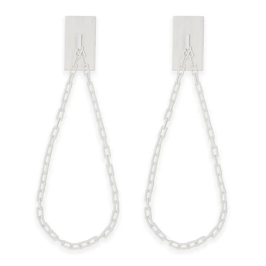 

Роскошные подхваты-цепочки Премиум-металлические настенные занавески с 30-длинными цепочками Фирменная коллекция, набор из двух дизайнерских устройств