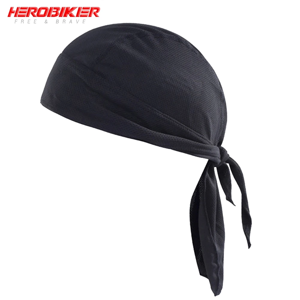 HEROBIKER Motorcycle Face Mask Motorcycle Skull Caps Summer Quick Dry Helmet Balaclava Headwrap Bandana Face Shield Headband Men