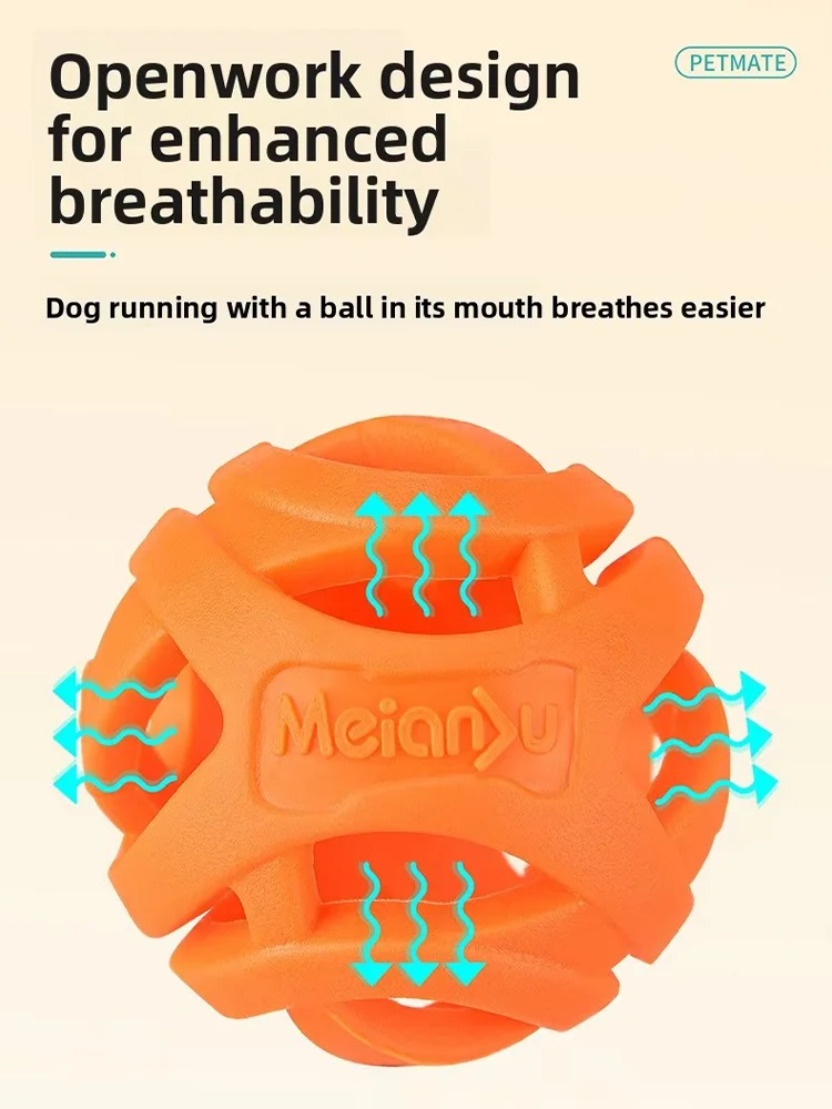 Durable Hollow Floating Dog Toy Ball Indestructible Pet Chew Ball Water Play Interactive Molar Toy For Small Medium Dogs Cats