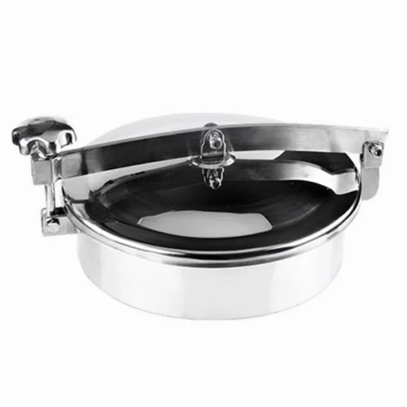 Manhole for tank DN200/DN219mm SS304 Atmospheric Manhole Cover, Sanitary Manhole Door, Circular Handhole on Wine Barrel YAB