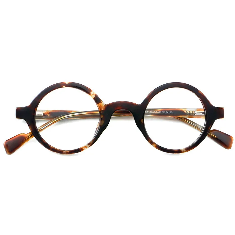 Retro Acetate Round Eyeglasses Frames Fashion Colorful Reading Glasses Unisex Myopia Prescription Glasses Women Optical Glasses